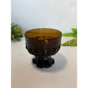 Vintage Tiffin Franciscan Madeira Smoke Brown Dessert Sherbert Cup